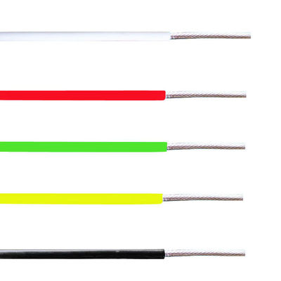 銀付銅型PFA断熱ハックアップワイヤ 1-5コアオプションと高温アプリケーションのための0.05-6mm2サイズ範囲