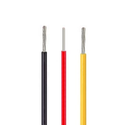 12 ゲージ シルバー塗装 PFA 絶縁線 36awg ~ 3 / 0awg 範囲と 10 ベースカラー