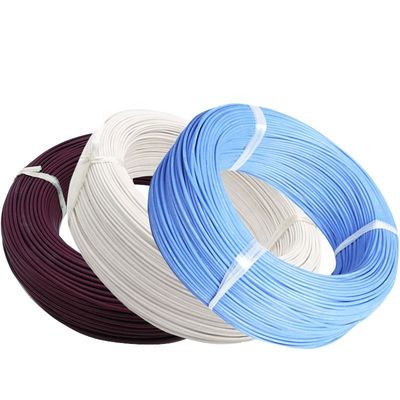 19 糸 銀塗り銅 PFA 熱線 AC600V 定電圧と複数の AWG サイズ