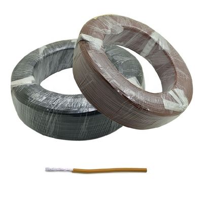 24awg 19/36 ストランド PFA 絶縁 銀塗銅線 化学抵抗性 9色