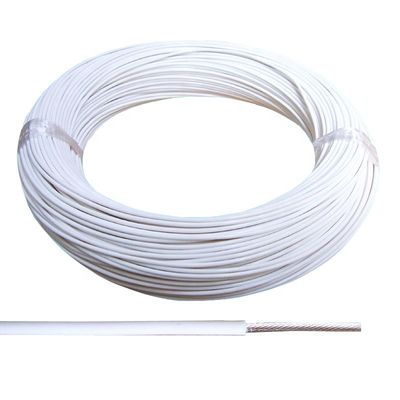 Corrosion Resistant Oil Resistant Strong Acid Resistant FEP Insulated Wire Silver Plated Copper Cable