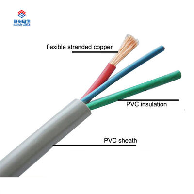 中国供給 3芯 2.5mm PVC 電気ケーブル H05VV-F